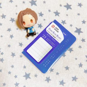 小さいマンスリー手帳とちょこのっこみのりさん