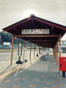 銚子・羽田行きバス停