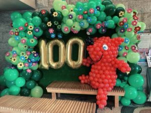 バルーンで出来たフォトスポット