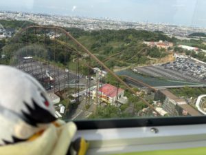 観覧車からの景色とぱぺ想楽くん