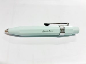 カヴェコ スカイラインスポーツ ミント 付属品としてクリップを付けている。