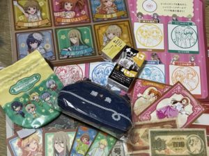 買ったり貰ったりしたもの。