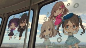 地上80m時点から見た窓、アンティーカ側。