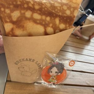 クレープと千奈ちゃん。